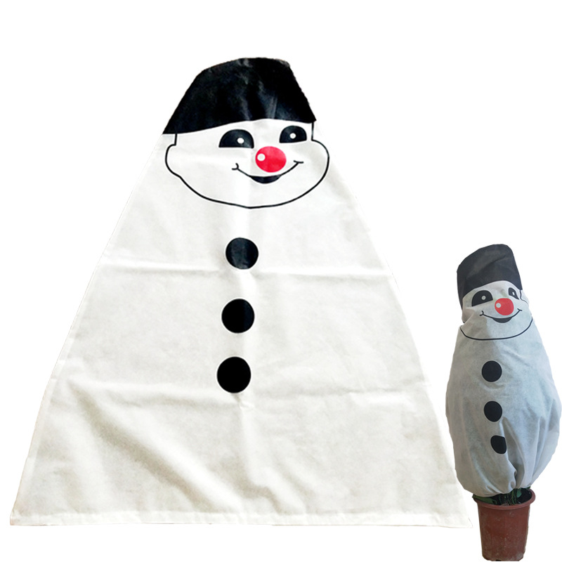Picture of Christmas Gardening Decoration Supplies Non-Woven Christmas Tree Protective Cover Plant Cold-Proof and Insect-Proof Non-Woven Tree Cover