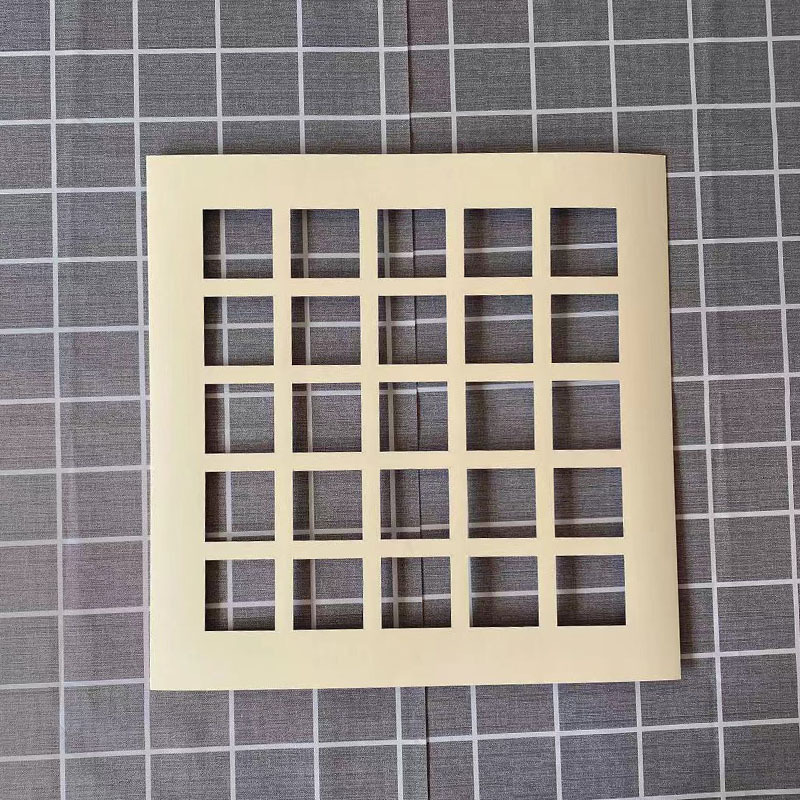 Picture of Baixi map lined with photo frame cardboard multi-Palace grid any size open hole pattern cardboard wholesale Baishou map paper