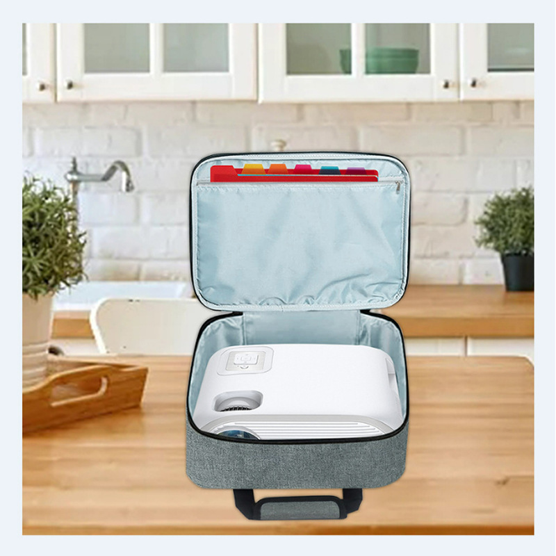 Picture of Amazon Crossbody Satchel Multi-Function Projector Dustproof Cosmetics Bag Household Av Cable Remote Control Accessories Cosmetics Bag