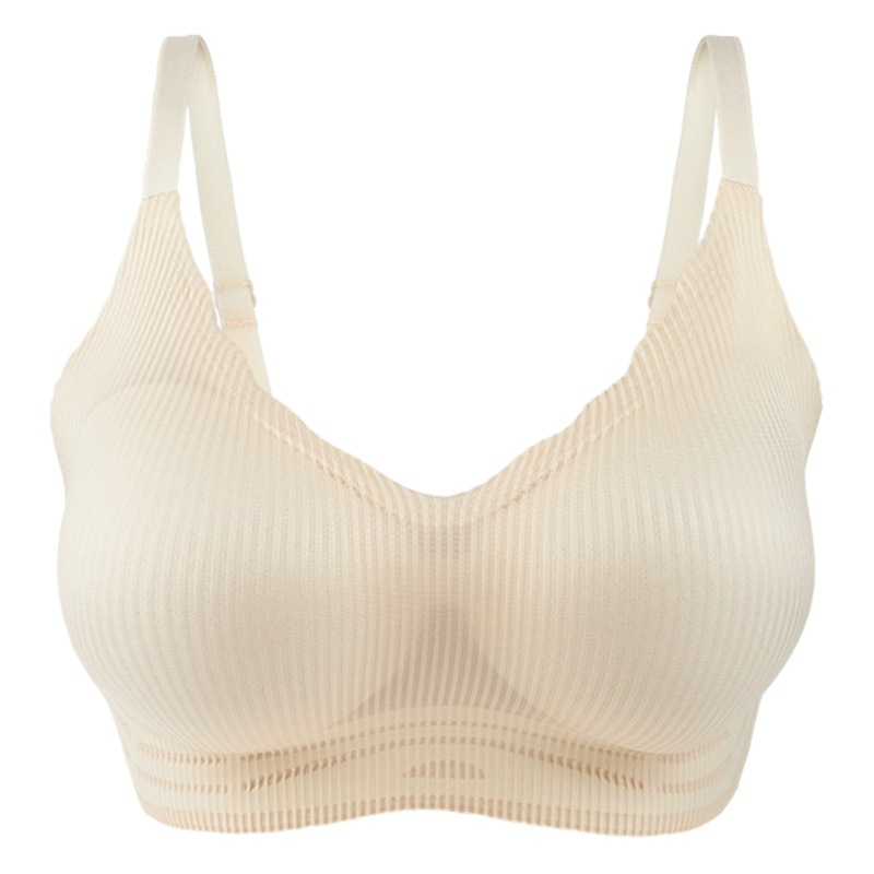 Strict inner garment selection expanded bra small chest large comfortable seamless thick cup upper support gathered without steel ring underwear beautiful back