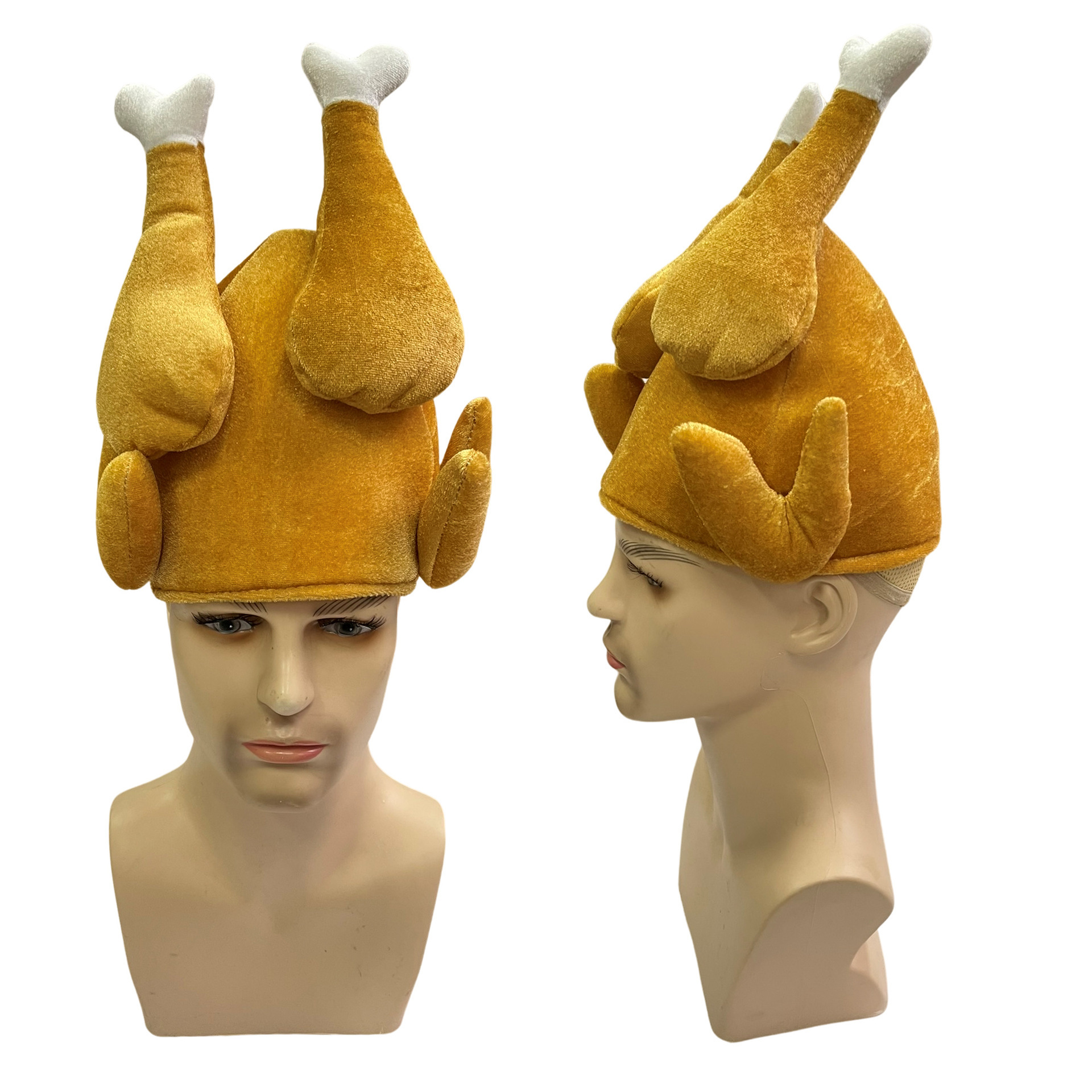 Thanksgiving Decorative Hat European and American Carnival Party Chicken Leg Hat Thanksgiving Turkey Hat Funny Cartoon Hat