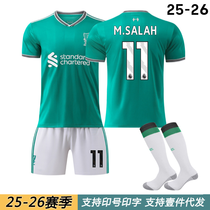 26 Liverpool 2 guest 11 Salah shirt No. 7 Wirtz 22 Ekitik football uniform set Isak