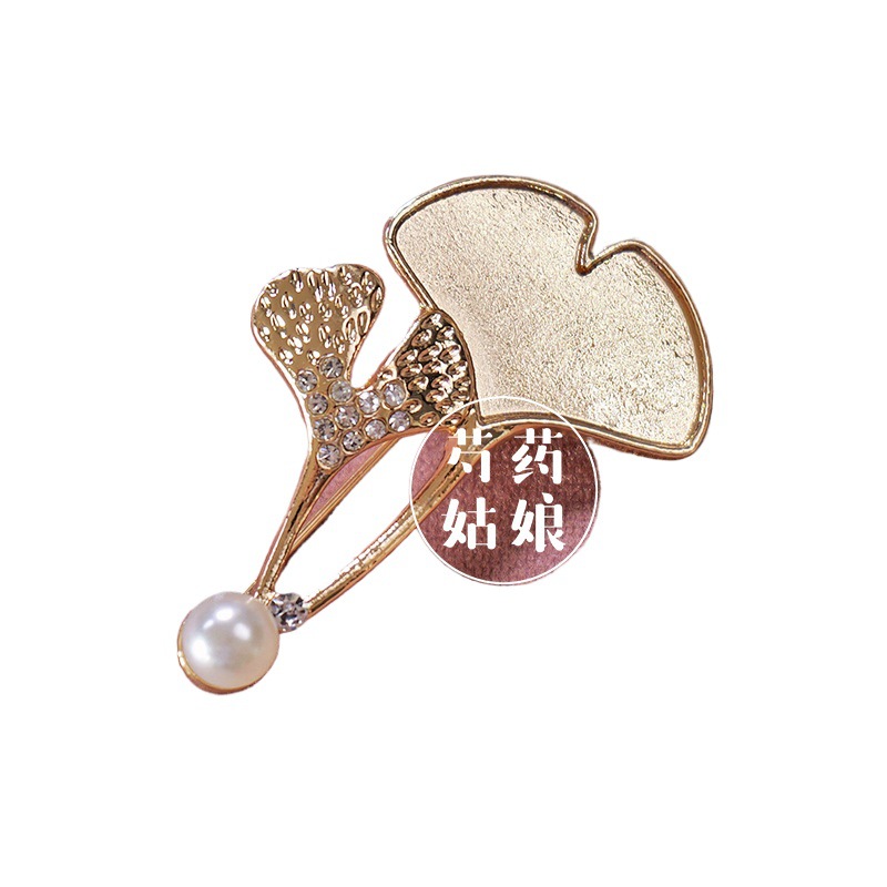 Picture of New Product Mother-Of-Pearl Brooch Jewelry/Intangible Cultural Heritage National Style Dot Green Base Embryo/National Style Holiday Event Handmade DIY Materials