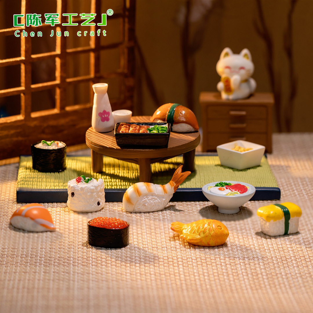 Picture of Micro landscape creative simulation Japanese food food play doll house diy decoration accessories miniature mini ornaments