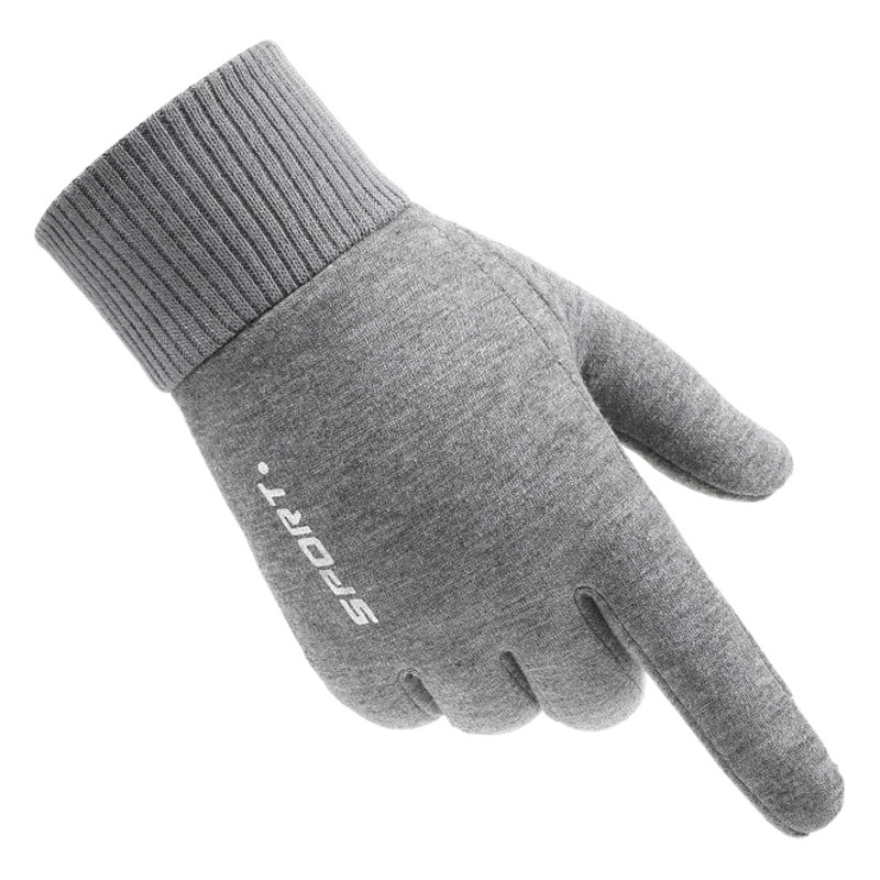 Cycling gloves autumn and winter touch screen fleece-lined knitted gloves wholesale men's cycling new windproof motorcycle gloves wholesale