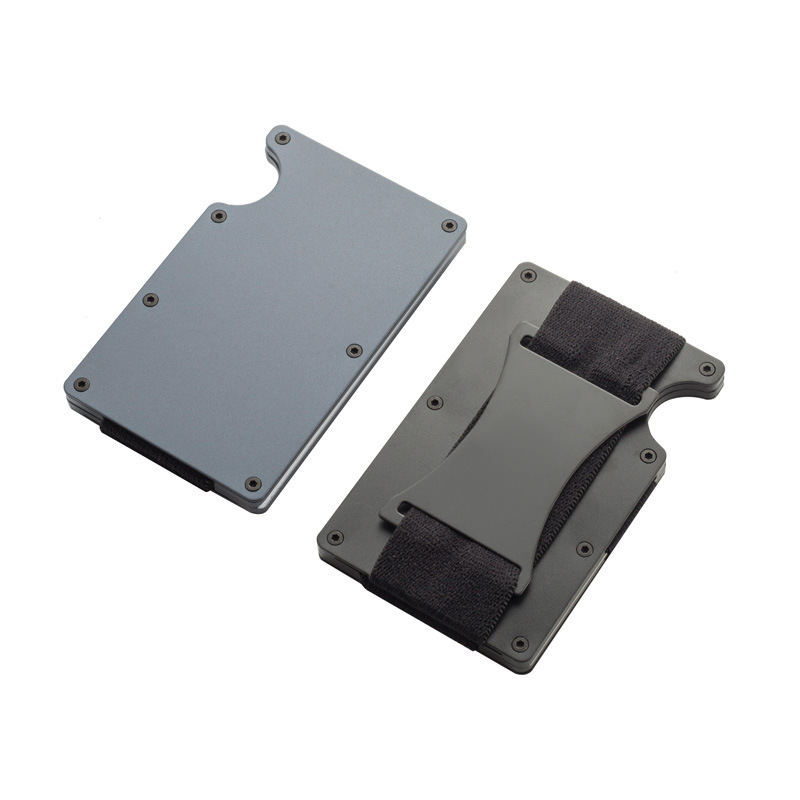 Cross-Border Carbon Fiber Wallet Aluminum Alloy Bank Card Holder Foreign Trade Multi-Functional Metal Wallet Holder Card Holder Card Holder