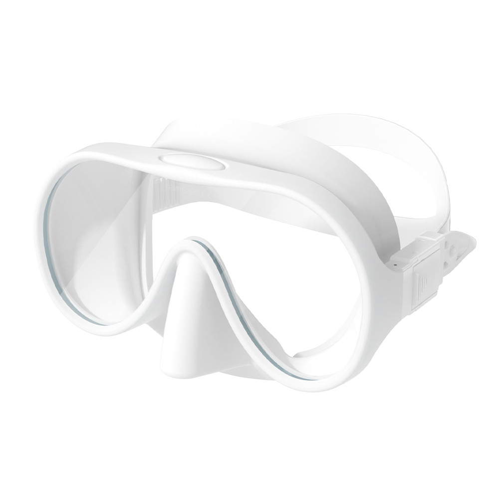 Picture of Manufacturers in stock large frame anti-fog diving mask scratch-resistant single lens liquid silicone edge diving goggles can cross border