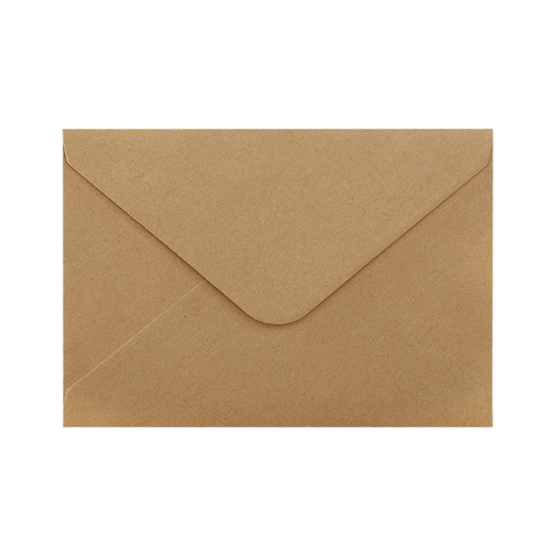 Picture of In stock wholesale solid color European color double adhesive paper Western envelope Kraft paper black Kali seal cross-border Amazon