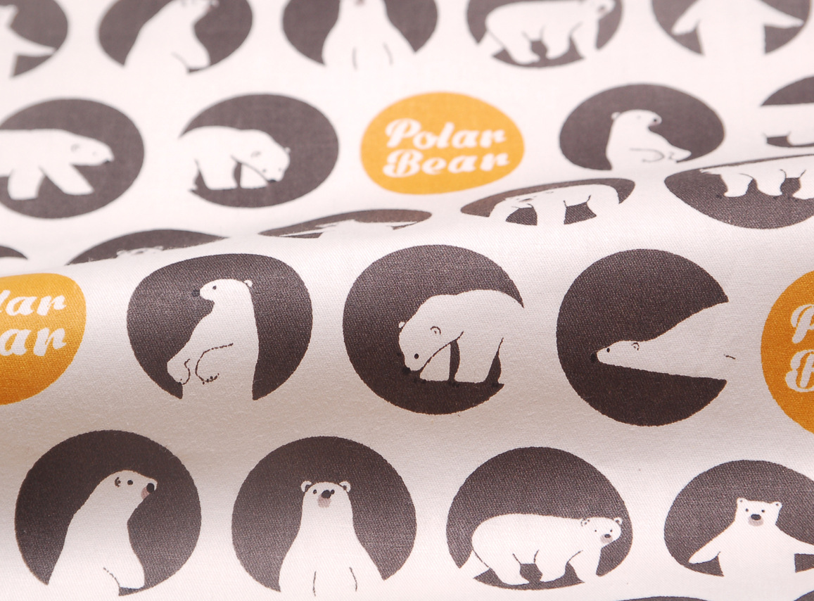 Picture of Factory wholesale ins cotton twill print Penguin baby cartoon cotton non-fluorescent baby fabric