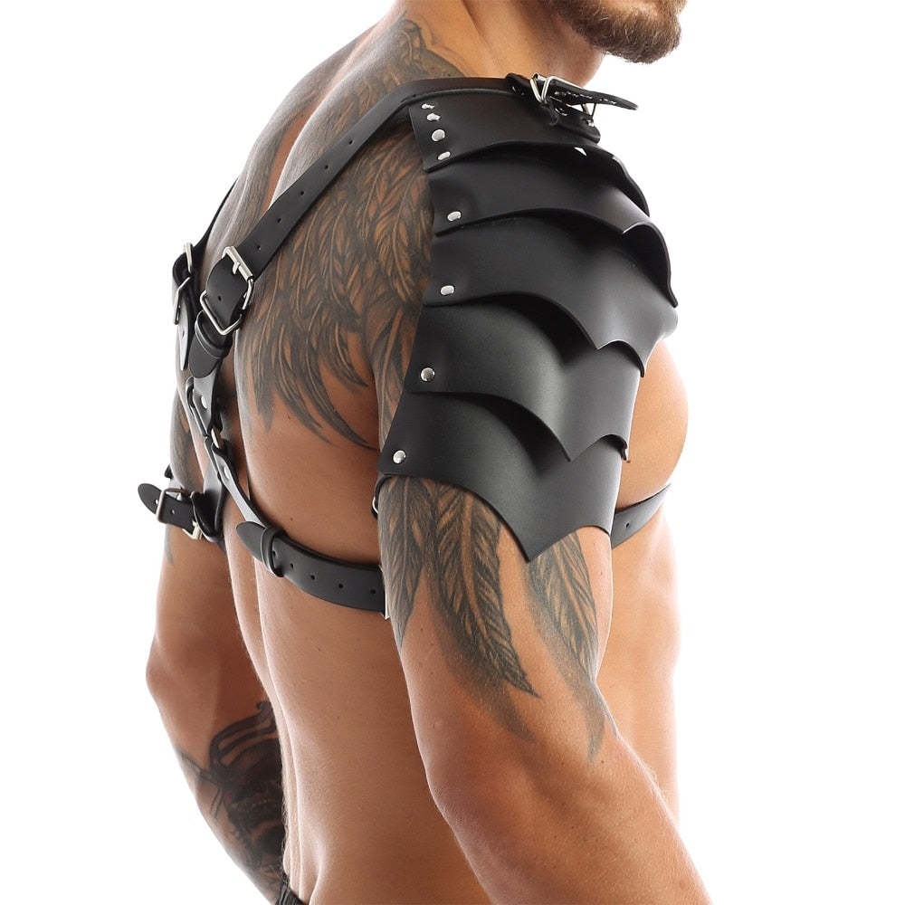 Picture of European Medieval Viking Men's Shoulder Armor Strap COSPLAY Halloween Carnival Playing Props