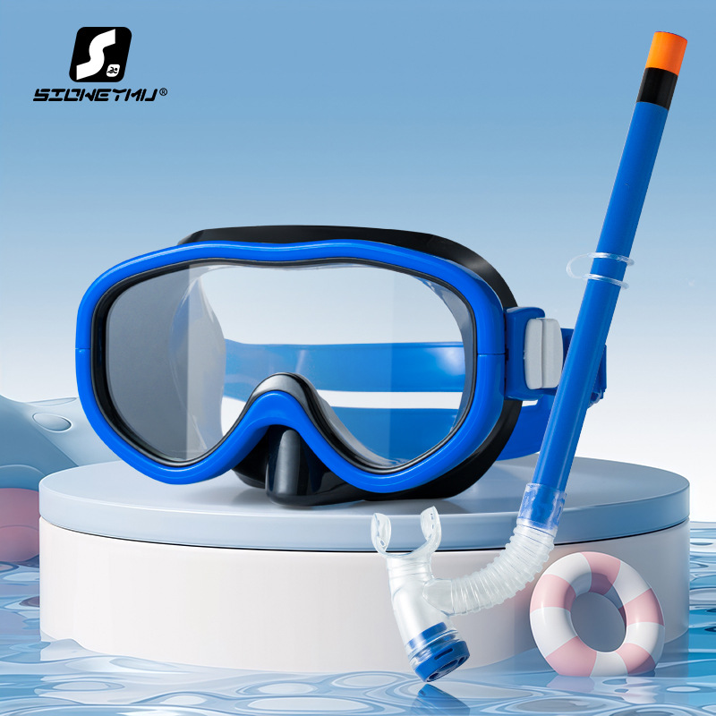 Picture of Svem Goggles Children's Waterproof Swimming Glasses Men's and Women's Diving Goggles suit Snorkeling Semi-dry Snorkeling Equipment