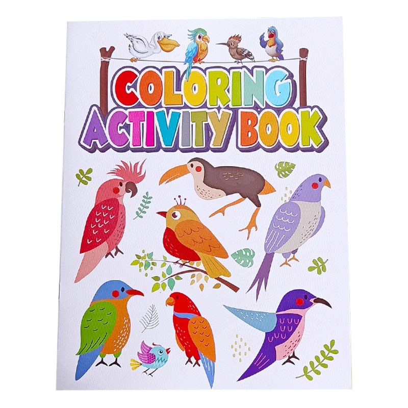 coloring activity book cartoon coloring book Children's Enlightenment puzzle graffiti painting