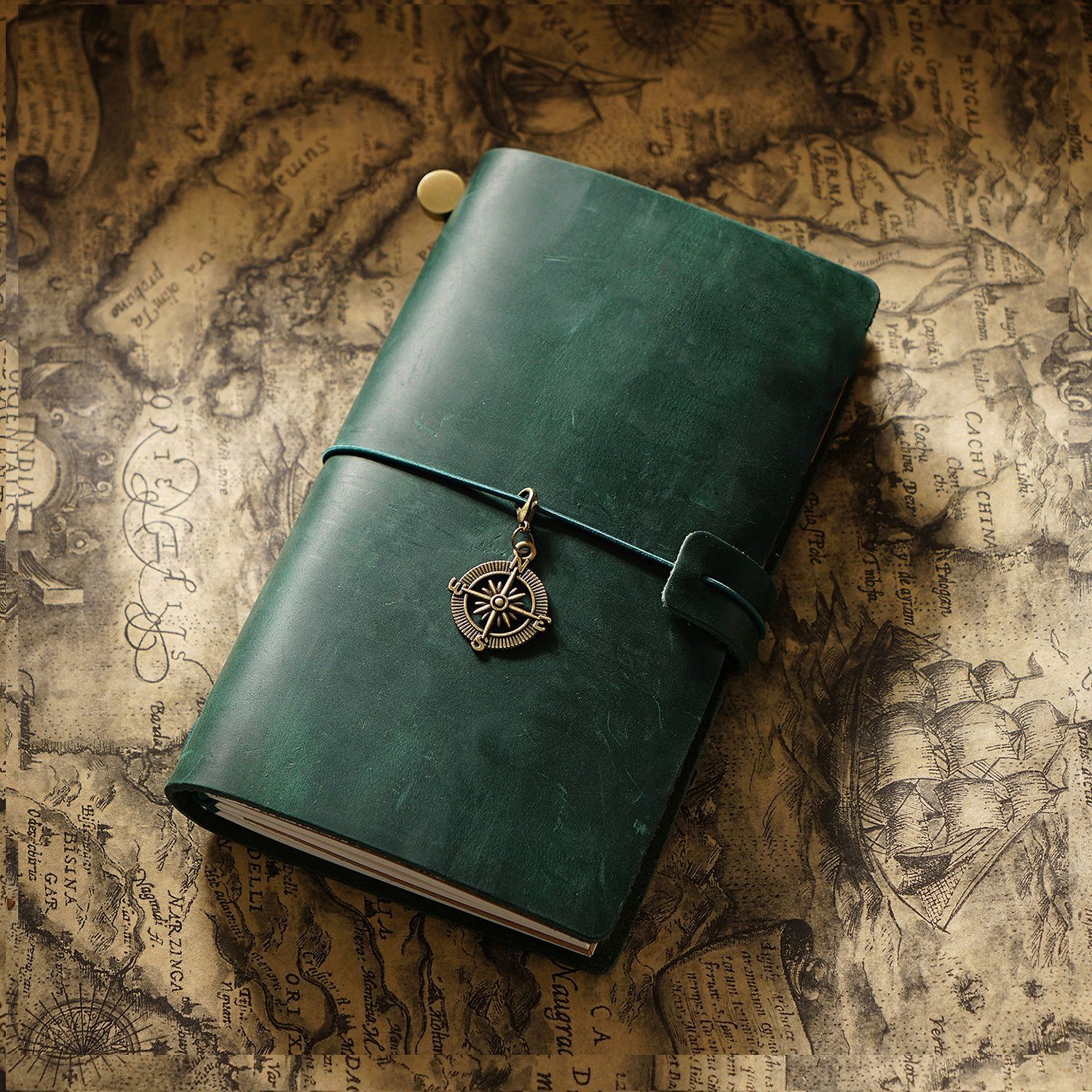 Picture of Travel Notebook Notebook Cowhide Genuine Leather Diary Retro Notepad Creative Record Tn Spot Wholesale
