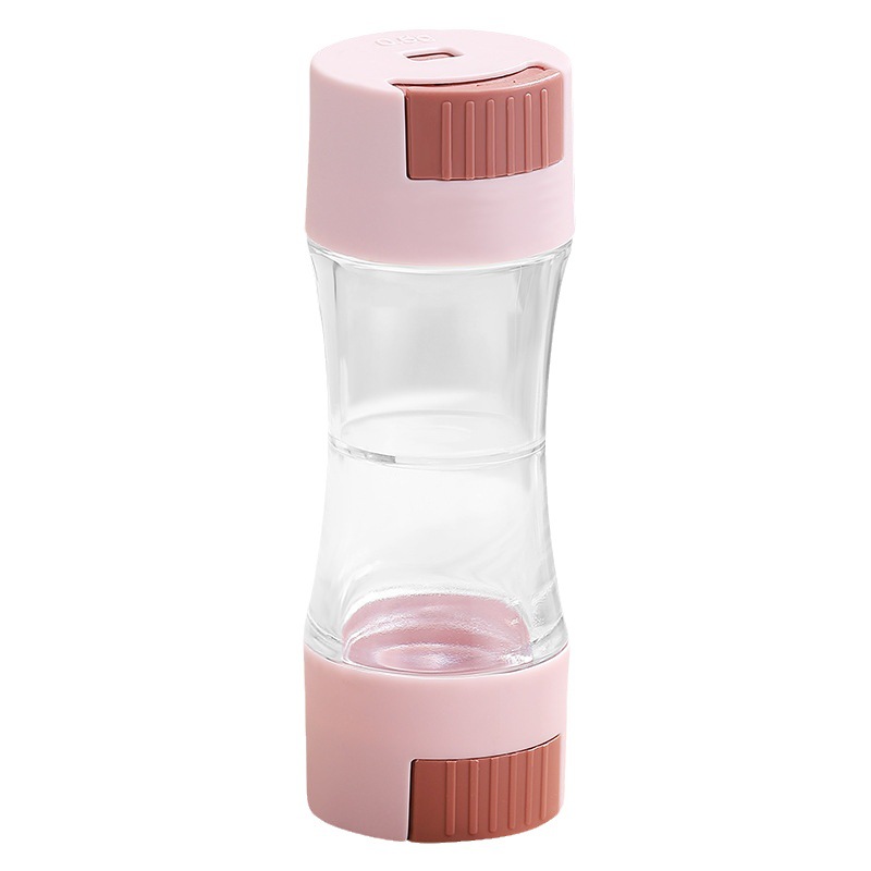 Picture of Salt control bottle seasoning jar double-headed quantitative salt control seasoning bottle sealed bottle department store kitchen gadget salt seasoning bottle