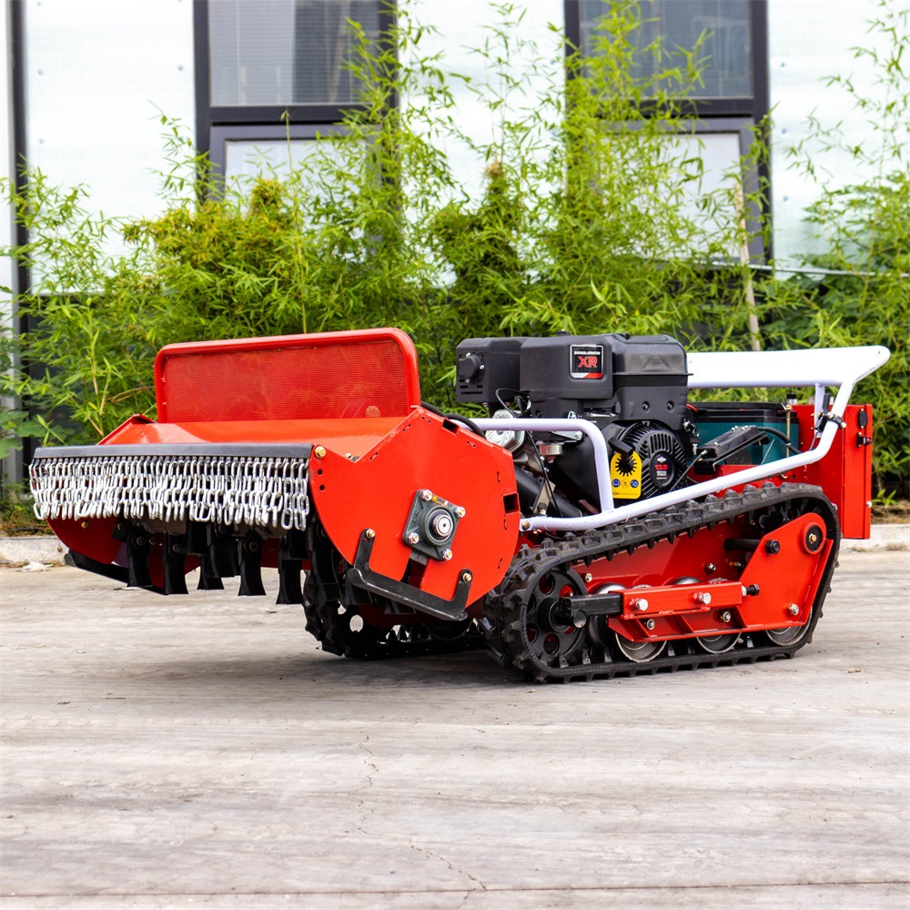 Export Spain Crawler Mower Municipal Greening Self-Propelled Lawn Mower Orchard Intelligent Remote Control Lawn Mower