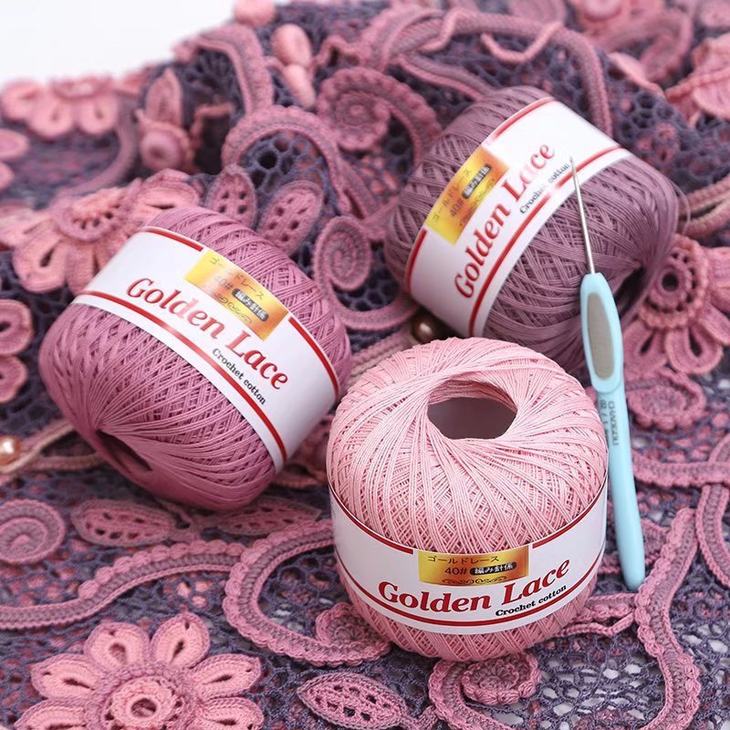 No. 40 lace thread strong twist No. 7 hand-woven thread sweater wool wholesale cotton wool doll crochet thread wholesale