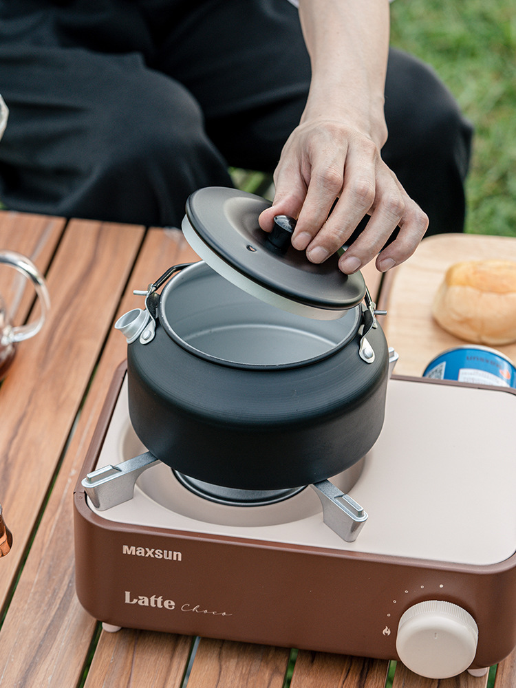 Picture of Cross-border Outdoor Kettle for Camping and Camping Travel Field Kettle Portable Tea Light Outdoor Kettle