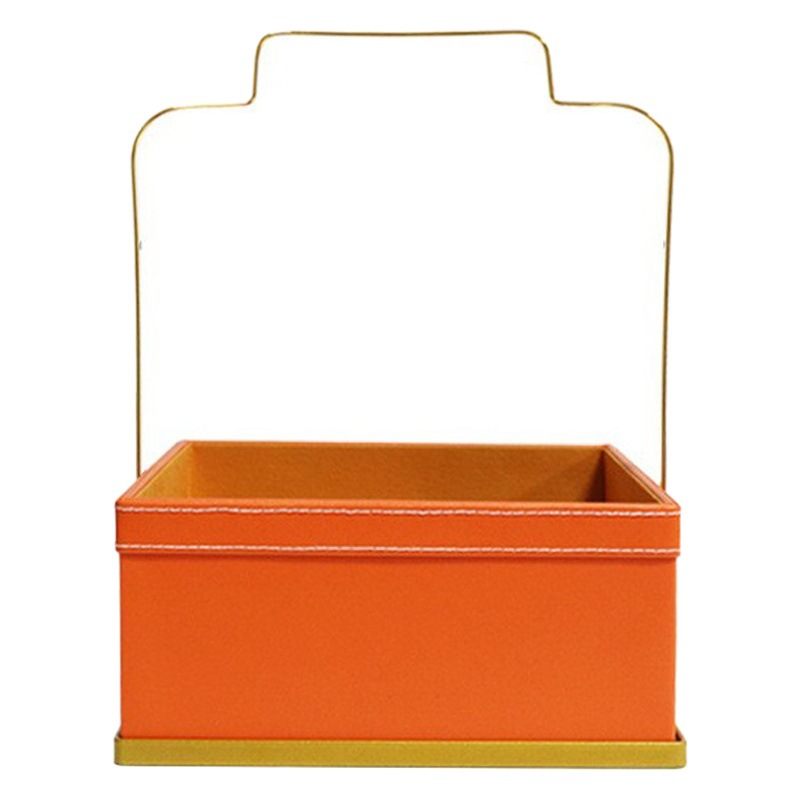 Chinese style wedding candy gift Red Wine tea packaging gift box portable iron frame opening gift Mid-Autumn Festival gift box