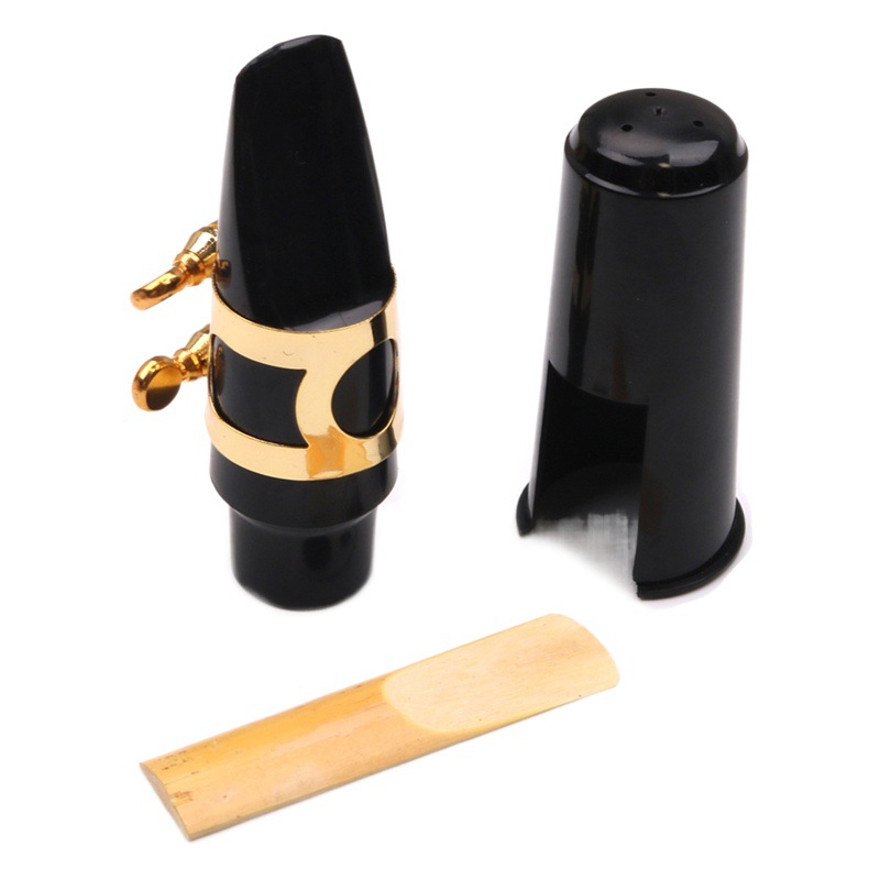 Down e B tone alto saxophone Bakelite flute head mouthpiece card cap set tooth pad playing flute head
