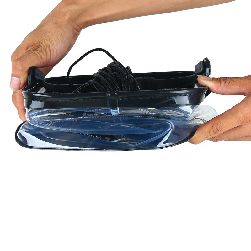 Transparent Water Bucket Foldableing Small Rope Mini Live Fish Bucket Eva Thickeneded Multi-Purpose Fish Fishing Bucket Set
