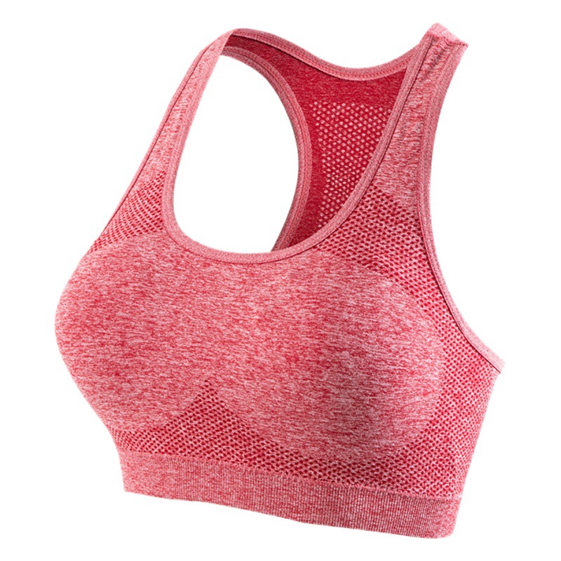 2023 Diandian Sports Vest Women's Quick-Drying Yoga High-Strength Shockproof Fitness Yoga Clothes with Breast Pads Push-Up Bra