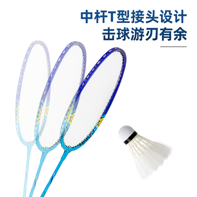 Picture of Deli Angette F2102 Aluminum Split Badminton Racket Aluminum Alloy (2 Pieces/paid) Double Racket Competition