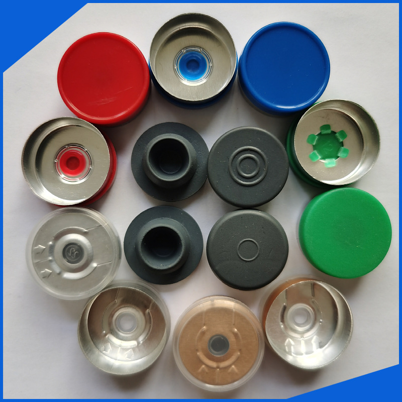 T-Type Rubber Stopper, Vaccine Bottle Butyl Rubber Stopper Gasket Manufacturer Supplies 20 Ports, 28 Ports, Sealing Rubber Stopper for Vial