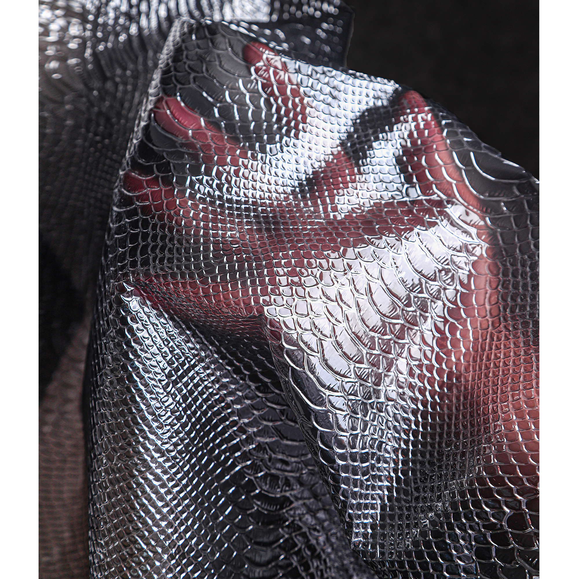 Picture of Matte Frosted Bionic Snakeskin Tpu Transparent Water Film Semi-Permeable Creative Jacket Bag Clothing Designer Fabric
