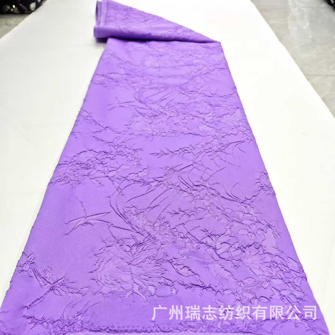 European style elegant dark pattern jacquard fabric high-end dress cheongsam brocade satin dress fashion fabric brocade fabric