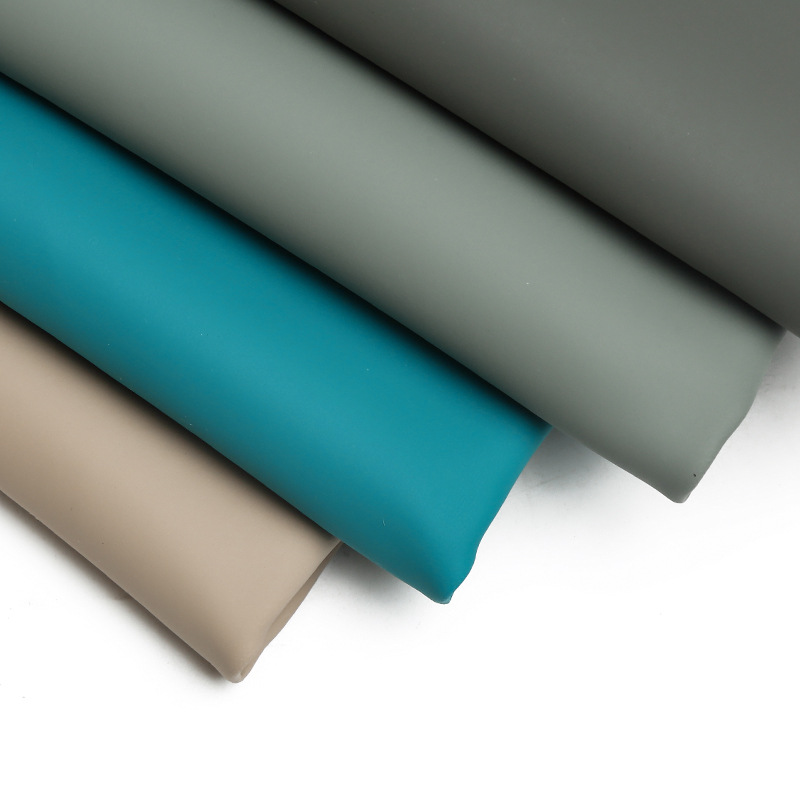 Picture of Smooth protein leather 120g cat scratch cloth imitation leather PVC leather 0.7mm plain sofa furniture soft and hard leather