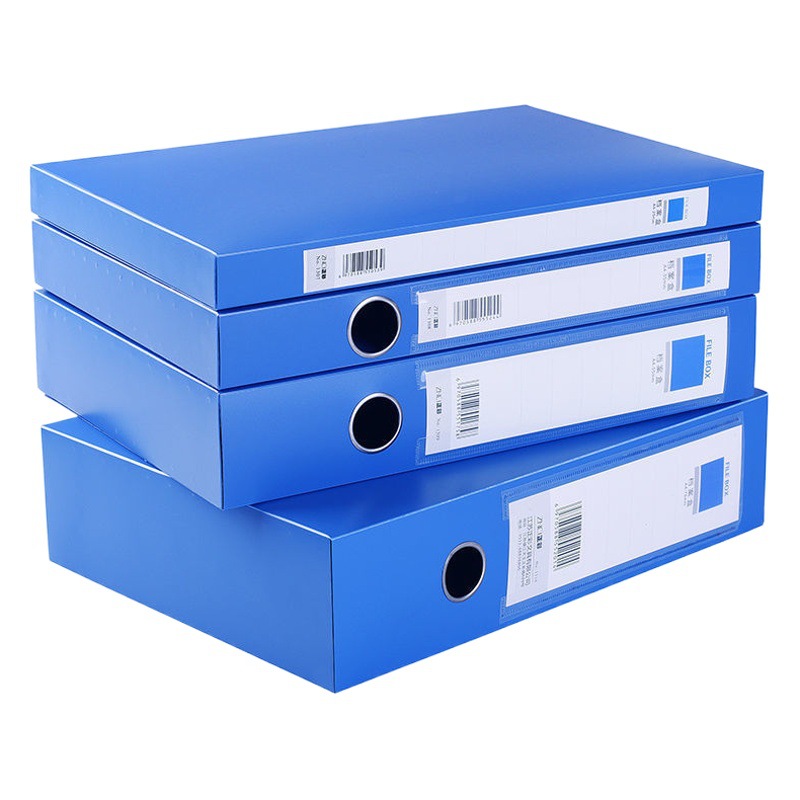 Wholesale Office File Box File Box A4 Plastic Folding Folder Storage Box
