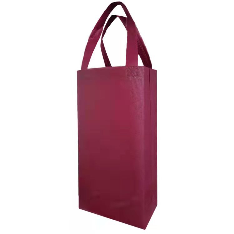 Picture of Factory supply red wine non-woven bag red wine wine tote bag cloth bag in stock bag wholesale