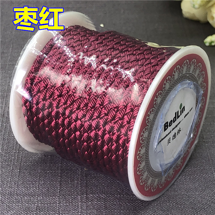 Picture of Taiwan line 3mm wear-resistant twist dragon pattern rope hand woven diy jade beeswax necklace rope hand rope wire