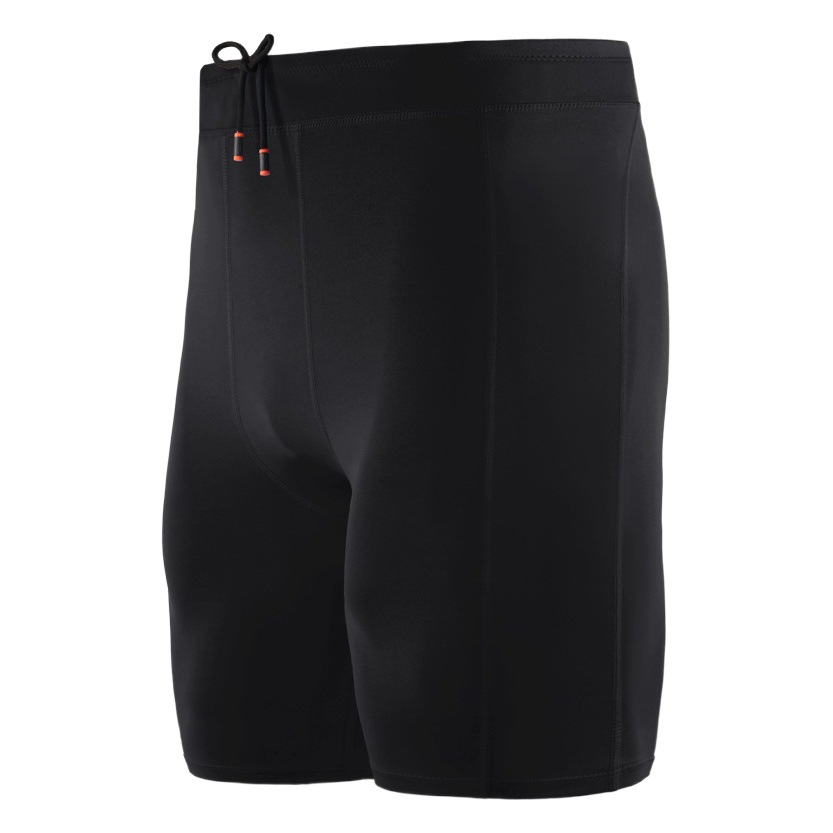 Sports stretch tight shorts Men's Fitness outerwear training fifth pants breathable quick-drying running pocket slim pants