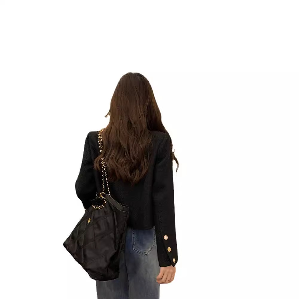 Picture of Cross-border Thickened Short Chanel Style Coat Women's New French High-end Sense Frying Street Elegant All-match Top Trendy