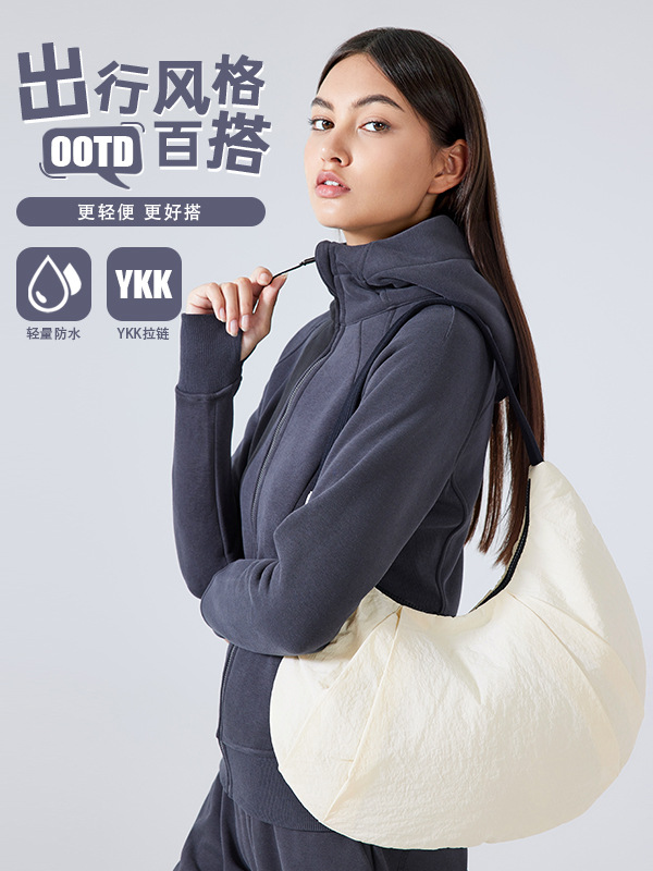 New Large-Capacity Waterproof Women's Handbag Lightweight Cosmetics Bag Casual Versatile Commuter Shoulder Bag Daw170