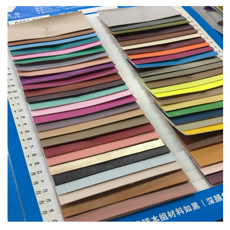 Imitation goat pattern bronzing Nappa pattern pu leather fabric litchi pattern sofa car soft bag home super fiber artificial leather