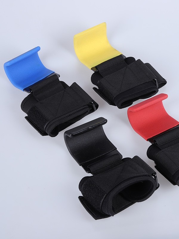 Horizontal bar pull-up weightlifting power-assisted grip strength wristband fitness dumbbell barbell hard pull strength non-slip equipment