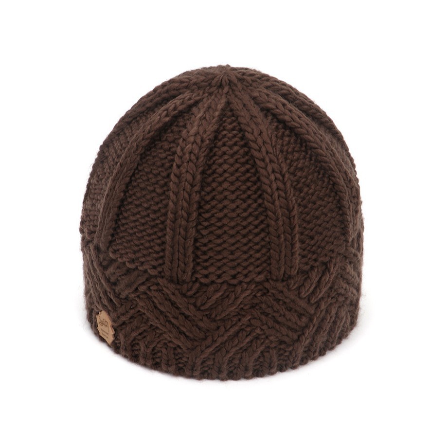 Picture of Cross-border New European and American Retro Style Diamond Plaid Thick Needle Wool Knitted Hat Men's and Women's Fashion Autumn and Winter Wool Hat