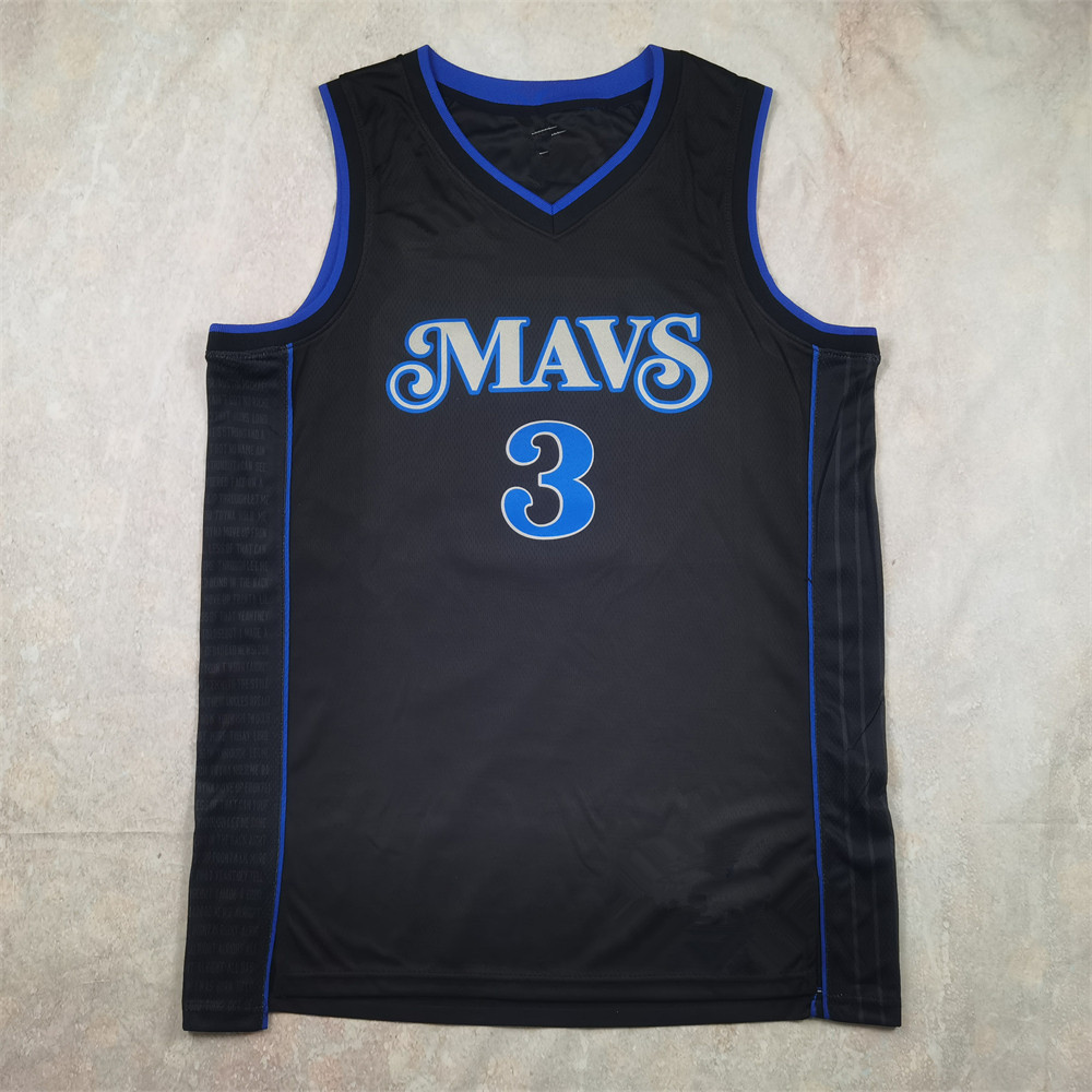 Hot-pressed version of Mavericks Mavericks No. 3 Anthony Davis (Anthony Davis) thick eyebrow elder brother jersey