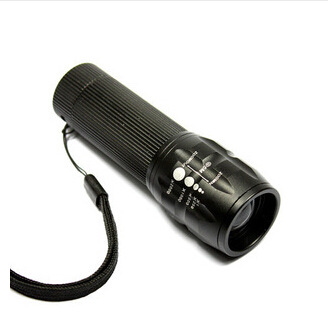 Bicycle headlight telescopic zoom flashlight rechargeable led aluminum alloy flashlight mountain bike equipment