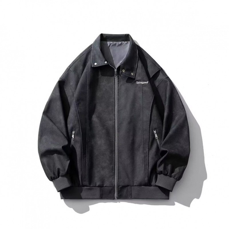 Picture of Couple's Autumn and Winter 2024 New Embroidered Contaminate Jacket Jacket Men's All-match Trendy Brand Niche Design Advanced Sense