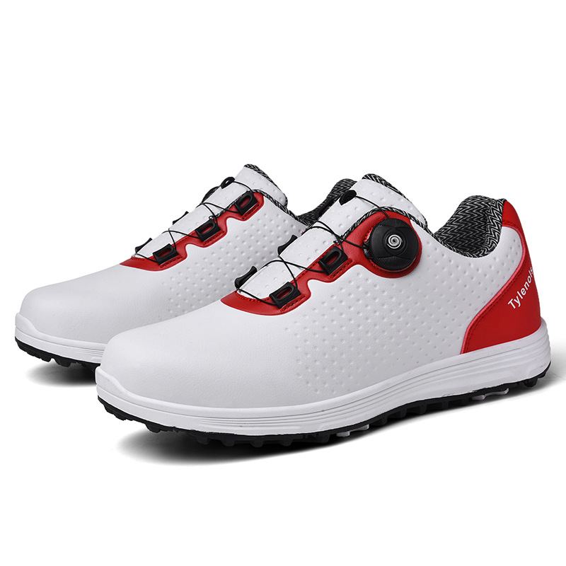 Cross-Border Foreign Trade Golf Shoes for Men and Women Waterproof Rotating Button Couple Golf Shoes Casual Sports Shoes