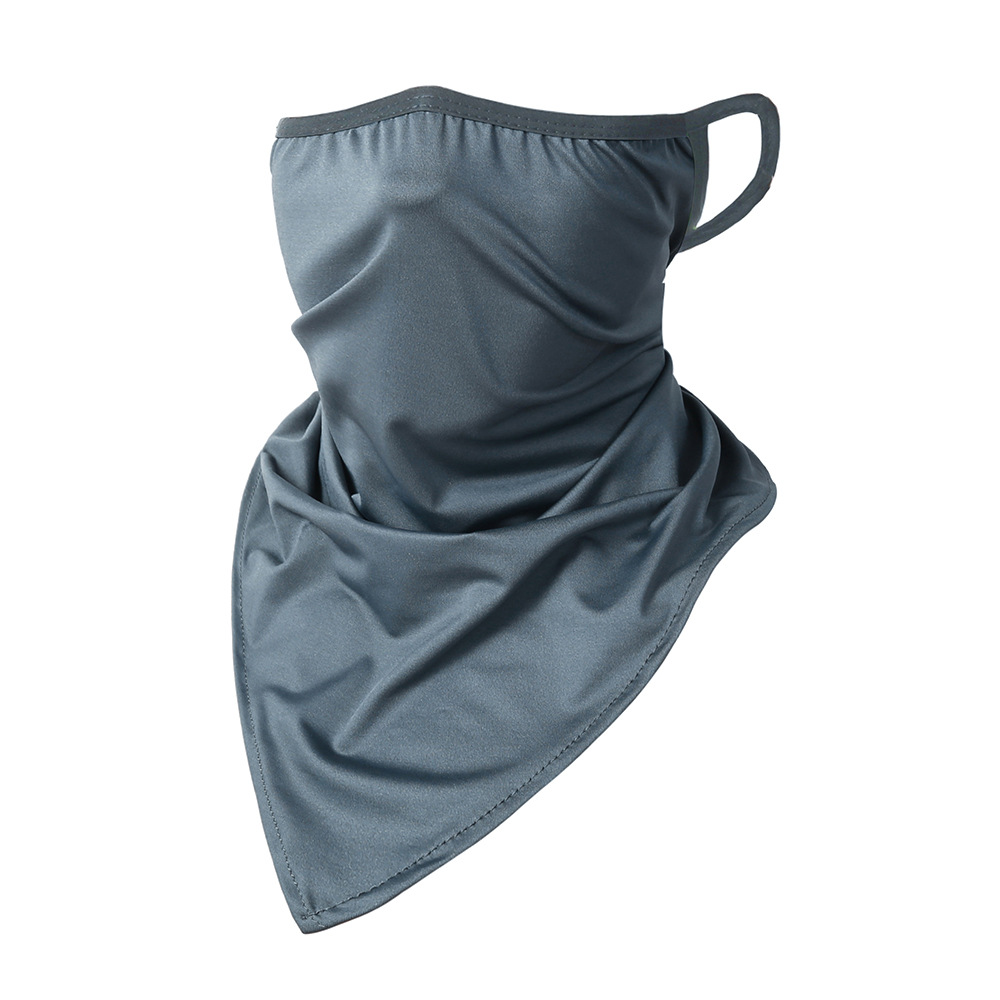 Picture of Outdoor riding triangle towel ice silk sunscreen hanging ear triangle towel summer sports outdoor breathable fishing camouflage mask