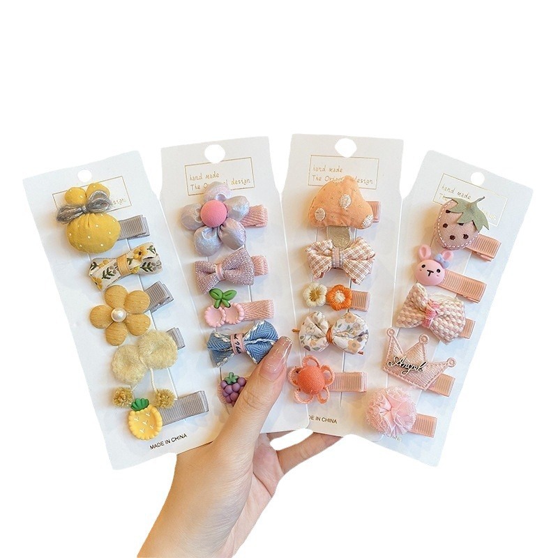 Picture of Cute baby lanugo hair small hairpin baby girl does not hurt hair hair clip baby hair small hair clip children's headdress