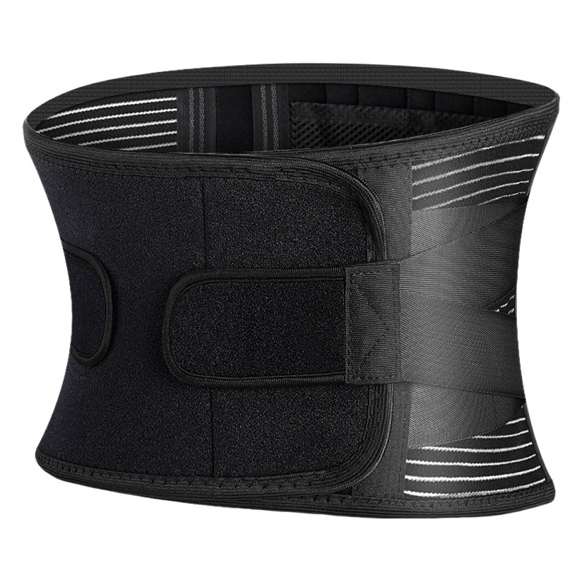 Cross-Border Sports Belt Double Compression Support Fitness Belt Elastic Breathable Lumbar Disc and Lumbar Fixation Belt