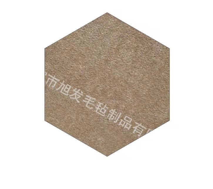 Picture of Cross-border color felt board hexagonal message board self-adhesive wall stickers felt hexagonal display background wall sound insulation board