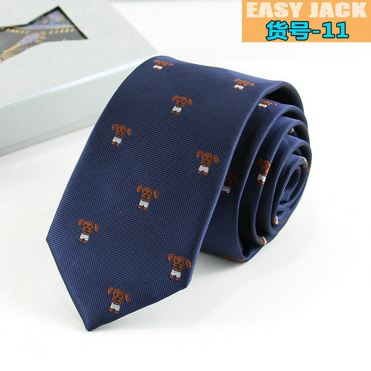 Picture of Men's tie Korean narrow fashion Wedding groom best man casual tie 6cm business professional collar fittest wholesale