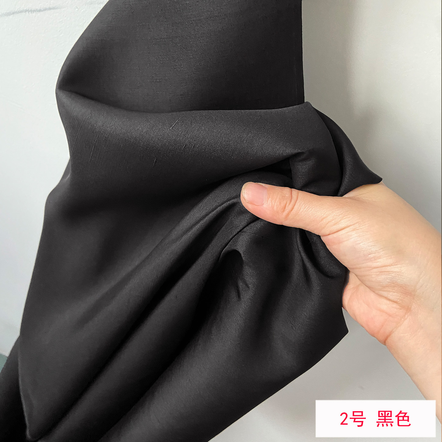 Picture of Solid Color Silk Double Palace Fabric, Crisp Mulberry Silk Double Palace Fabric, Yarn-dyed Double Palace Clothing Cheongsam Top Fabric