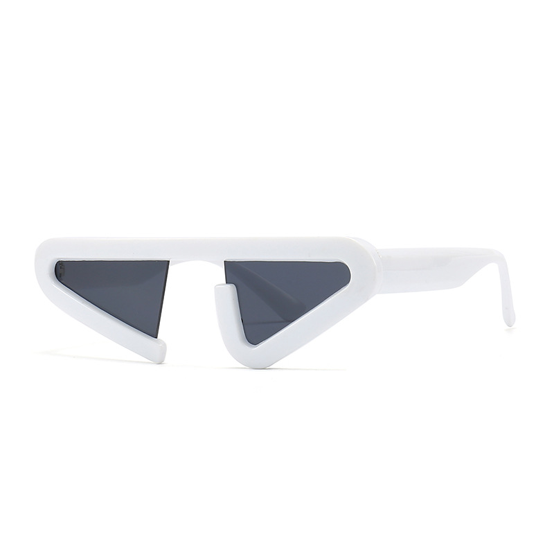 Picture of 083 Personality Funny Cross-border Narrow Three-legged Sunglasses Women's Trendy Street Photoshoot Cat's Eye Sunglasses Men